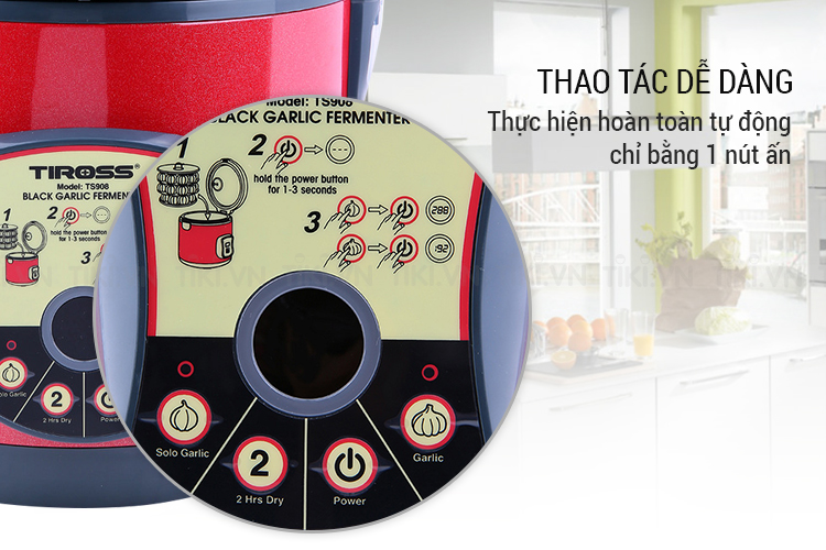Máy Làm Tỏi Đen Tiross TS908 (6L) - Đỏ