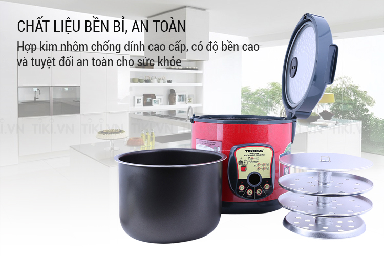 Máy Làm Tỏi Đen Tiross TS908 (6L) - Đỏ